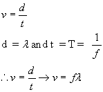 Univ wave eqn derived